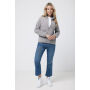 IQONIQ Talung gerecycled polyester fleece jas met rits, storm grey (S)