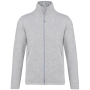 Microfleece met rits kind Ash Heather 6/8 jaar