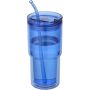 Archer 480 ml dubbelwandige plastic beker - Koningsblauw