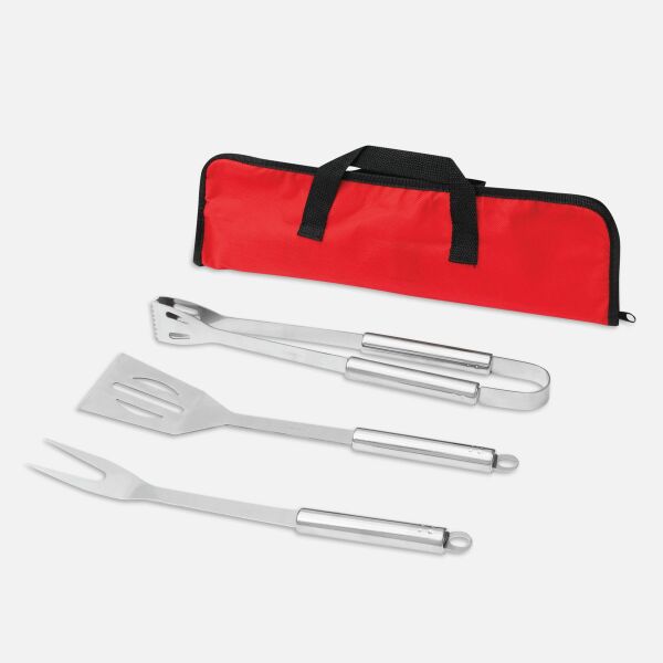 BBQ-set SMOKY rood, zwart