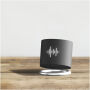 SCX.design S26 speaker 3W voorzien van ring met oplichtend logo - Zwart