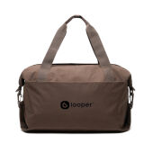 KENTO URBAN RCS recycled nylon Weekender, bruin