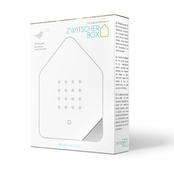 Huisje met vogelgeluiden | Zwitscherbox | Grijs Huisje met vogelgeluiden | Zwitscherbox | Grijs