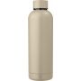 Gerecyclede dubbelwandige RVS fles (500 ml) Isaiah beige