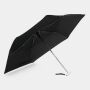 Mini opvouwbare uit 3 secties bestaande paraplu FLAT zwart