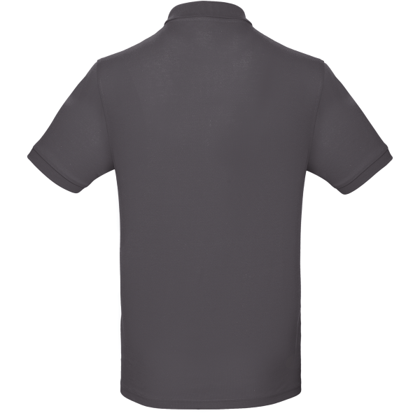 Men's organic polo shirt Dark Grey S Men's organic polo shirt Dark Grey S