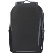 Aqua GRS gerecyclede waterbestendige 15" laptoprugzak 21 l - Zwart