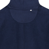 Iqoniq Abisko gerecycled katoen hoodie met rits, donkerblauw (XXL)