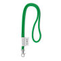 Polyester 2-kleurige koord-lanyard met full color label
