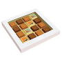 Geschenkdoosje met 16 Paaspralines