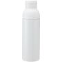 Illuminate 650 ml RCS gerecyclede dubbelwandige roestvrijstalen waterfles met 3-delige dekselset - Wit