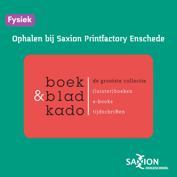 Boek & Blad Kado I Fysieke kaart - OPHALEN