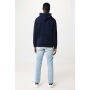 IQONIQ Rila lichtgewicht gerecycled katoen hoodie, donkerblauw (S)