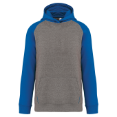 Grey heather/Sporty royal blue