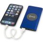 Juice type-C draadloze powerbank van 8000 mAh van gerecycled aluminium - Koningsblauw