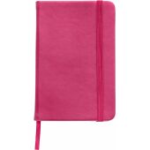 Notitieboek Eva | Gerecycled PU | A5 | Gelinieerd roze
