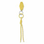 KEYBRAID - Sleutelhanger gevlochten touw - Geel