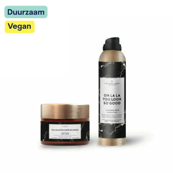 Body foam & body cream gift set I  Oh la la you look so good