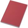 Novella Austen A6 gerecycled notitieboek met zachte cover, 100 vellen - Rood