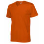 Cottover Gots T-shirt V-neck Man orange S Cottover Gots T-shirt V-neck Man orange S