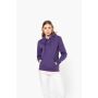 Eco damessweater met capuchon Fuchsia M