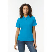 Gildan Polo Softstyle Double Pique SS for her 36 Black-S