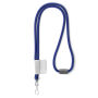 Polyester 2-kleurige koord-lanyard met full color label