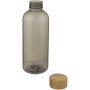 Ziggs 650 ml sportfles van gerecycled plastic - Transparant charcoal