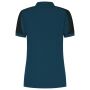 Poloshirt Bicolor Redefined Dames 206108 Teal-Black 3XL