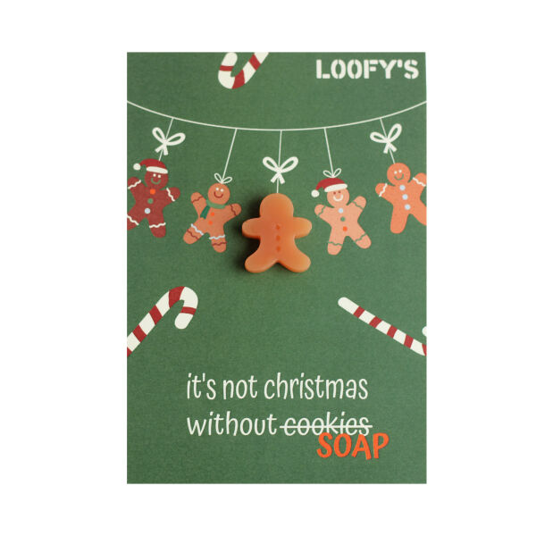 Loofy's Zeep kaart - Gingerbread