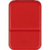 Glazen spiegel Mio rood