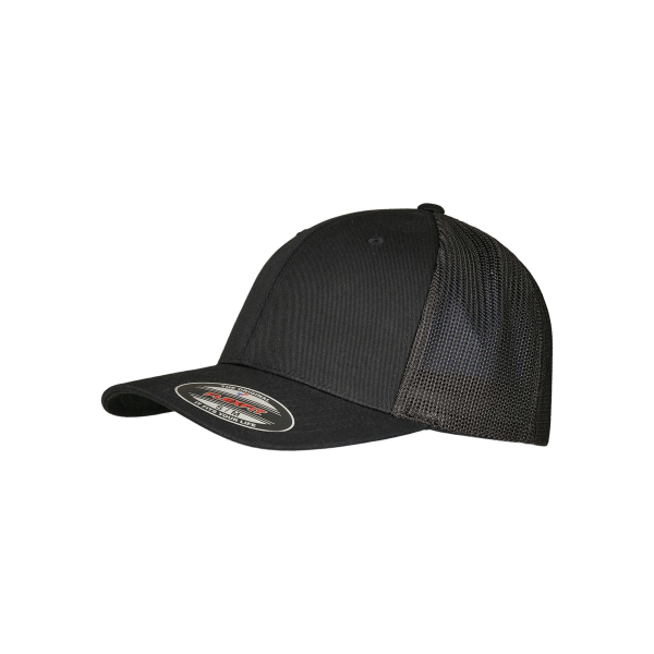 Trucker pet van gerecycled mesh BLACK / BLACK S/M Trucker pet van gerecycled mesh BLACK / BLACK S/M