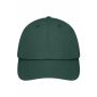 6 Panel Dad Cap Organic Cotton smoky green one size