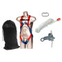 15m Verticale Klim en Abseil kit red one size