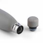 Gerecyclede dubbelwandige drinkfles 500 ml Sunny grijs Gerecyclede dubbelwandige drinkfles 500 ml Sunny grijs