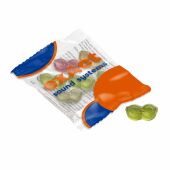 Vruchtengummies in veel standaard vormen, Transparant, Bril Vruchtengummies in veel standaard vormen, Transparant, Bril