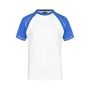Men's Raglan-T white/royal M