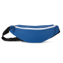 Gerecycleerd klassiek heuptasje Dazzling Blue / White One Size