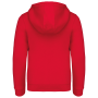 Kinder sweatvest met capuchon Red 6/8 jaar