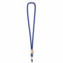 Polyester koord-keycord met bamboe plaatje