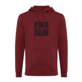 Iqoniq Jasper gerecycled katoen hoodie, bordeauxrood (XXS)