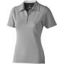 Markham stretch damespolo met korte mouwen - Grijs gemeleerd - XS