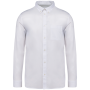 Ecologisch verwassen herenoverhemd van lyocell Washed White 3XL