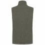 Bodywarmer van microfleece heren green marble heather L