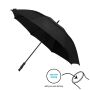 Falcone - Stormparaplu - Automaat - Windproof -  130 cm - Zwart