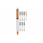 Balpen Raja Colour hardcolour - Zwart / Wit