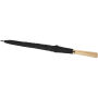 Romee 30'' windproof recycled PET golf umbrella - Solid black