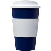 Americano® 350 ml geïsoleerde beker met grip - Blauw/Wit Americano® 350 ml geïsoleerde beker met grip - Blauw/Wit