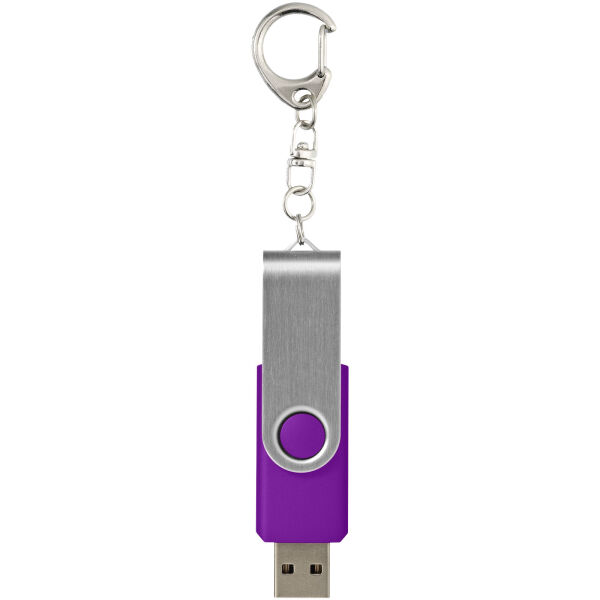 Rotate USB 3.0 met sleutelhanger - Paars - 16GB