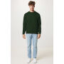 IQONIQ Etosha lichtgewicht gerecycled katoen sweater, forest green (S)